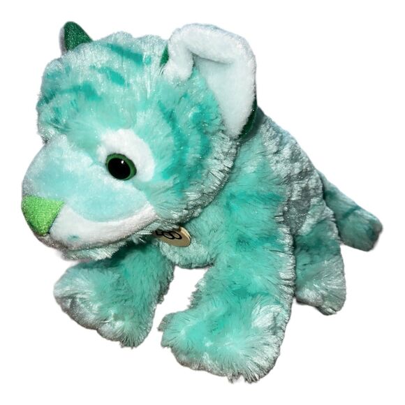 Wild Republic Milwaukee Zoo 9" Green Tiger Cub Baby Plush Stuffed Animal Toy - Picture 6 of 10